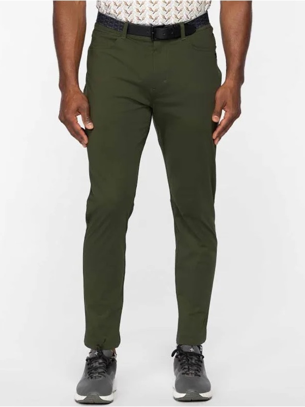 PXG Men's Essential Slim Pants Hunter Green Stretch Golf Hiking Breathable 30x31